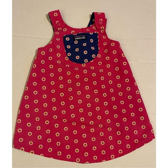 Patagonia VTG Reversible Floral Summer Top / Dress Youth 2T - Picture 3 of 6
